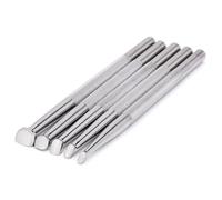Singring Leather Stamping Tool Beveling Set of 5 Undercut Checkered Stamps Stainless Steel Carving DIY LeatherCrafts Kit (Checkered Beveler)