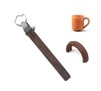 Singring Pottery Handle Making Tool, Cup Handle Shape Tool Sculpture Scraper Pottery Carving Tool, Pottery Trimming Tools DIY Handmade Clay Sculpture Craft Cup Maker Tools, NO.2