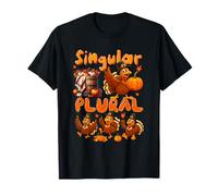 Singular Plural Thanksgiving Group Turkeys Grammar Teacher T-Shirt