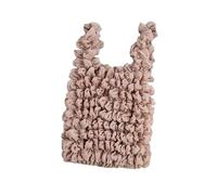 Singular-Point Foldable Pleated Magic Stretch Bag Portable Large Capacity Shopping Bag Expansion Flexible Handheld Mini Bag Stretch Fold Bag Reusable Grocery Bags (Silver)