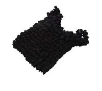 Singular-Point Foldable Pleated Magic Stretch Bag Portable Large Capacity Shopping Bag Expansion Flexible Handheld Mini Bag Stretch Fold Bag Reusable Grocery Bags (Black)