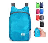 Singular-Point Foldable Waterproof Backpack Unisex Outdoor Backpack Ultralight Fitness Backpack Portable Travel Hiking Gym Bag (41X30X11CM, Green)