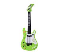 Singular-Point Guitar Toys Children's Guitar Beginners Electric Toy Guitar Children's Electric Guitar Music Enlightenment Toys (Green)