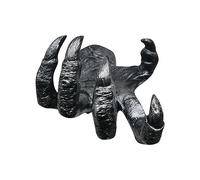 Singular-Point Halloween Witch Hand Key Holder Wall Mounted Hooks Devil's Claw Hook Decoration Spooky Gothic Home Decor Multifunctional Hooks for Hanging Keys Jewelry