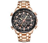 Singular-Point Men's Watch Display Analog Digital LED Wrist Watches Calendar Watches Luxury Watch