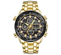 Singular-Point Men's Watch Display Analog Digital LED Wrist Watches Calendar Watches Luxury Watch