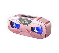 Singular-Point Portable Owl Bluetooth Speaker Wireless Bluetooth Speaker With Led Clock Display Bluetooth 5.0 Speaker Bass Stereo Speaker For Party Beach Camping Travel Funny