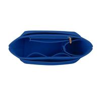 Singular-Point Purse Organizer Insert for Large Handbags Insert Organizer Felt Tote Bag Organizer Insert, Handbag Organizer, Portable Makeup Storage Bag, Blue, S