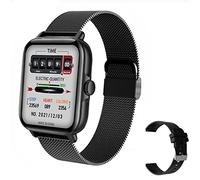 Singular Point Smartwatch with Bluetooth Calling - Full-Touch Screen IP67 Waterproof Sports Fitness Band L21 - Fully Compatible (Black)