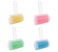 Singular-Point Washable Reusable Gel Lint Roller Lint Remover Sticky Master Lint Roller Wide Resuable Dog Cat Hair Remover Set (ONE Size, 4PC)