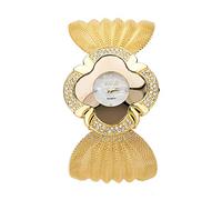 Singular-Point Women's Luxury Diamond Watch Bright Diamond Butterfly Mesh Strap Mechanical Quartz Watch Women's Gold Simple Business Watch