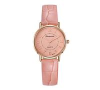 Singular-Point Women's Watch Life Waterproof Quartz Watch Digital Dial Leather Wristband Simple Temperament Women's Business Watch Watch Ornament Gifts for Women's and Girls, Women Watch Sales