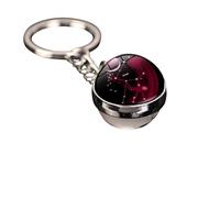 Singular-Point Zodiac Constellation Glow in the Dark Keychain - Personalized Horoscope Gift for Men & Women - Unique Star Sign Accessories for Keys, Bag, Backpack (All 12 Astrology Signs) (Virgo)