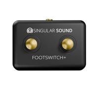 Singular Sound Dual Momentary Footswitch Plus for use with BeatBuddy, Effects Pedals, and Electronic Instruments (Black)