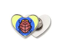 Singularity Bizarrerie Beetle Scarab Heart Metal Pin Brooch Clip Love