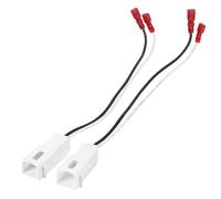SINGWAYS 2 PCS Front Dash Tweeters Speaker Harness Connectors for Dodge Ram Jeep Chrysler 2005-2022, Plastic & Metal, White, Connectors