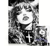 Sinister Sisterhood 1000 Piece Jigsaw Puzzles for Adults Jigsaw Strong Logic Toy Group Play Clear Edge Perfect Present 38x26cm
