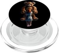 Sinister Teddy Bear Guardian - Creepy Halloween Horror PopSockets PopGrip for MagSafe