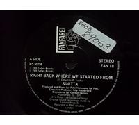Sinitta - Right Back Where We Started From