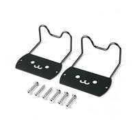 SINJAETRQ Mattress Stopper Non Slip, 2-Pack Bed Frame Grippers with Screws | Stop Mattress From Sliding on Platform Beds, Sofa, Tatami | Heavy Duty Mattress Support & Anti-Slide Wedge, 5cm Black