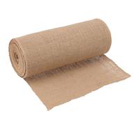 SINJEUN 30 cm × 20 m Natural Hessian Fabric Roll, Upholstery Burlap Table Runner Jute Table Cloth for DIY Craft, Wedding, Party, Displays, Home Decoration
