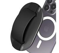 Sinjimoru for MagSafe Grip, Magnetic Phone Grip for MagSafe Stand, Strong Magnetic Phone Holder for iPhone 16 15 14 13 12. M-SGrip Black