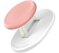 Sinjimoru Magnetic Phone Grip, Magnetic Phone Holder Compatible with MagSafe Stand, Ensuring Finger Comfort for iPhone 16 15 14 13 12, M-Mini Tok Pink