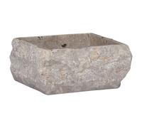Sink 30x30x13 cm Marble Stone Basin Washroom Bathroom Multi Colours vidaXL
