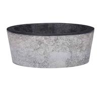 Sink Ø40x15 cm Marble Stone Basin Washroom Bathroom Home Multi Colour vidaXL