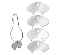 Sink Aerator Removal Tool - Stainless Steel Wrench Insert Set, Tap Aerator Removal Accessories | Tap Limiter Accessories with Threaded Housing for Repar