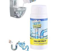 Sink and Drain Cleaner, 110g Upgraded Highly Effective Pipe Cleaner with Active Foam, Value Pack Pipe Extra Strong Drain Cleaner Foam for Kitchen, Bathroom, Balcony, Toilet (1pc)