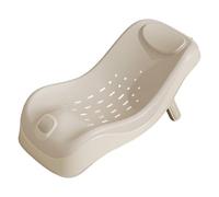 Sink Baby Bath, Baby Sink Bath, Adjustable Height Ergonomic Support with Temperature Reminder & Drainage Hole, Foldable Portable Infant Bathtub with Hook for Home Travel, Grey