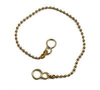 Sink Ball Chain Brass 300mm 12" Long Plug Chain Replacement Thunderfix
