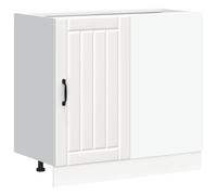 (sink base cabinet (1 door) 86 cm) vidaXL Oven Cabinets Kitchen Cabinet Oven Unit 2 pcs Kalmar Engineered Wood