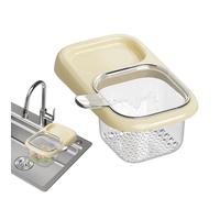 Sink Basket | Suction Cup Driller With Storage Rack | Kitchen Drainage Basket And Filter For Waste Shoe Prevention | Flesh Accessories For Home, Apartment, Home