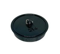 Sink Bath Plug Black Tapered Suits 54mm to 59mm Openings 2 1/4" - 57mm