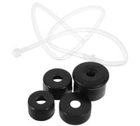 Sink Black Flexible Hose Soap Dispenser Extension Tube Kit Plastic
