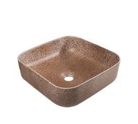 Sink Bowl Bathroom Sink Modern Art Basin Hotel Apartment Wash Square Above Counter Home