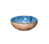Sink Bowl Retro Ceramic Above Counter Basin Rectangular Apartment Bathroom Wash Face Art Art Basin