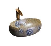Sink Bowl Retro Style Small Bathroom Sink Vanity Basin (Including Faucet and Drain Pipe) Art Basin