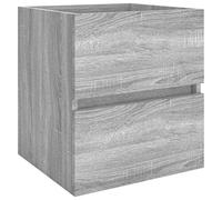 vidaXL Sink Cabinet Vanity Unit Storage Cupboard Concrete Grey Engineered Wood