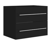Sink Cabinet Bathroom Vanity Unit Wall Storage Cupboard Engineered Wood vidaXL