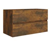 vidaXL Bathroom Hanging Cabinet Old Wood 80x38.5x45 cm Engineered Wood