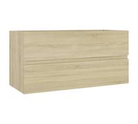 Sink Cabinet Bathroom Vanity Unit Wall Storage Cupboard Engineered Wood vidaXL