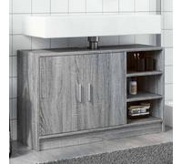 Sink Cabinet Grey Sonoma 90 x 29 x 55 cm Engineered Wood