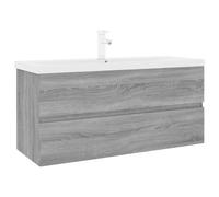 Sink Cabinet Home Bathroom Sink Unit Storage Cabinet Engineered Wood vidaXL