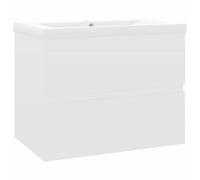 Sink Cabinet Home Bathroom Sink Unit Storage Cabinet Engineered Wood vidaXL