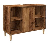Sink Cabinet Vanity Unit Storage Under Sink Cabinet Engineered Wood vidaXL