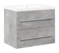 Sink Cabinet with Built-in Basin Bathroom Sink Unit Engineered Wood vidaXL