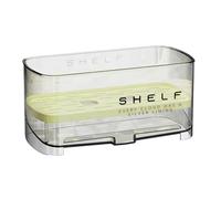 Sink Caddy - Quick Sponge Drying, Kitchen Cleaning Supplies, Build Up, Elevated Basket Design, Space Saving Footprint Sink Side Organizer, Multi Compartment Metal Frame Gray